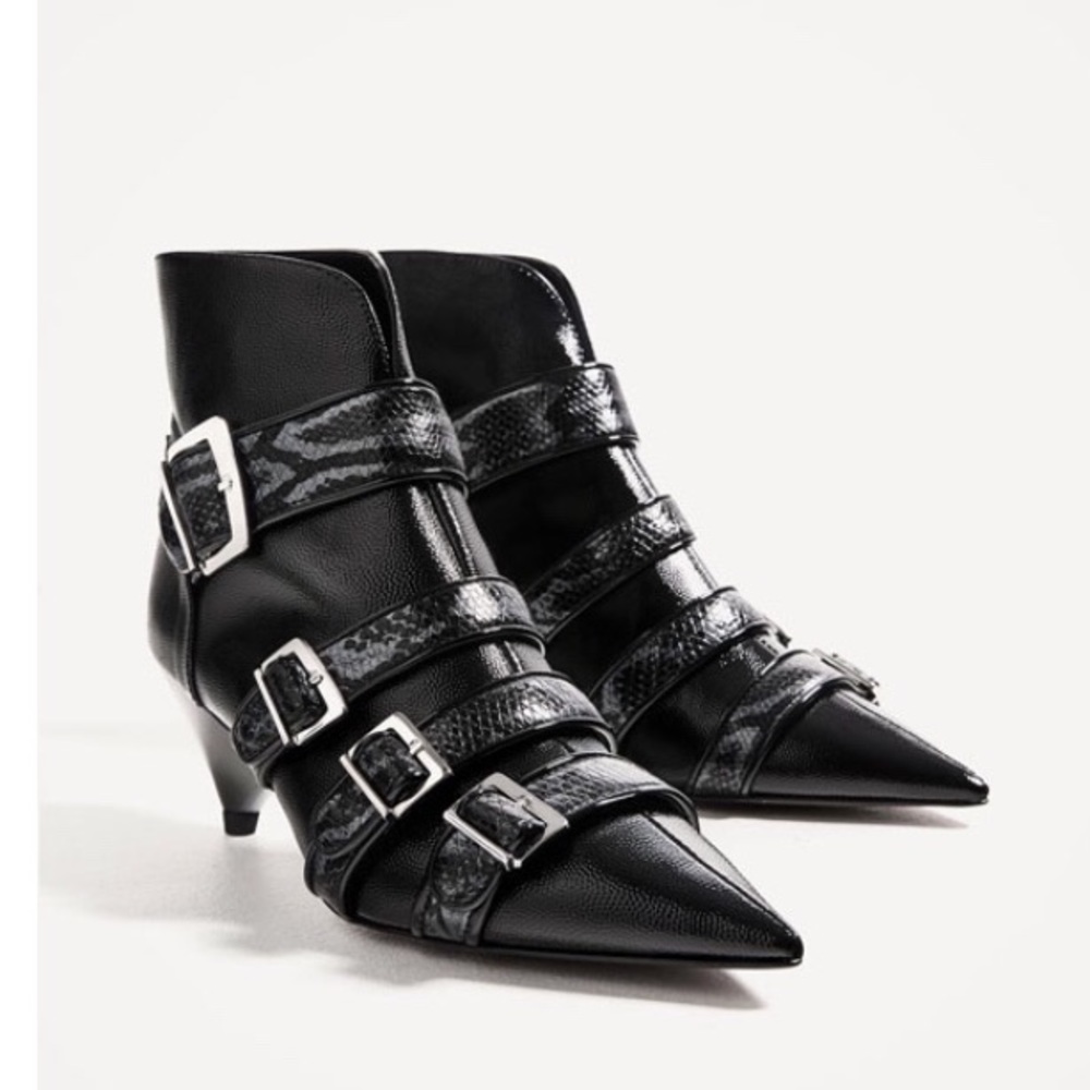 ZARA- REAL leather boots !! ✨🌬🌬🌊💦⭐️ - Picture 2 of 5